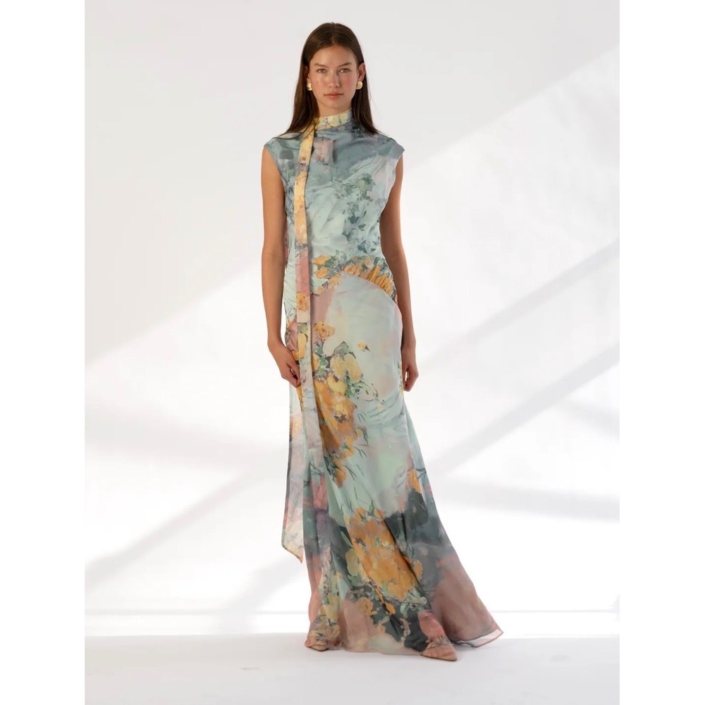 Yellow The Label Viola Maxi Dress – Renaissance – Medium – NWT – $228 Retail